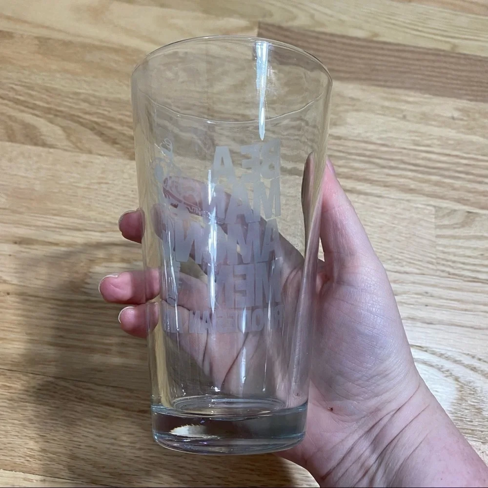 Be A Man Among Men Rhodesian Army Drinking Glass Clear